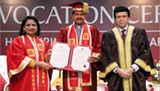 Dr. Thumbay Moideen honored with two prestigious doctorates